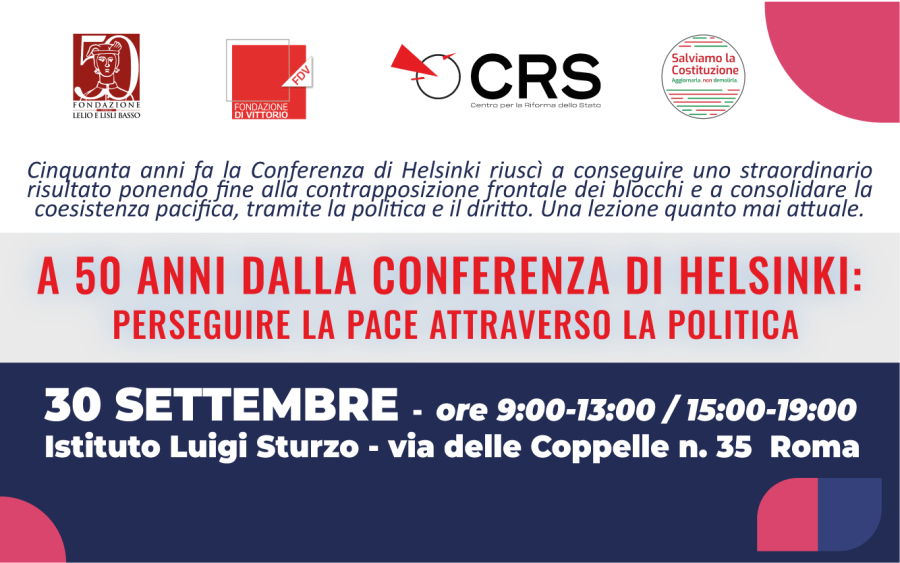 L'immagine mostra i loghi degli organizzatori del convegno, con le informazioni principali