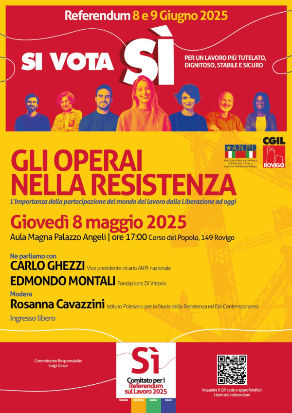 Gli operai nella Resistenza - L'importanza della partecipazione del mondo del lavoro dalla Liberazione ad oggi