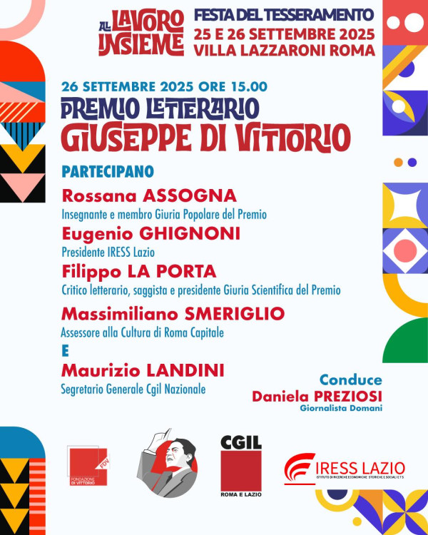 La locandina contiene il programma dettagliato dell'evento