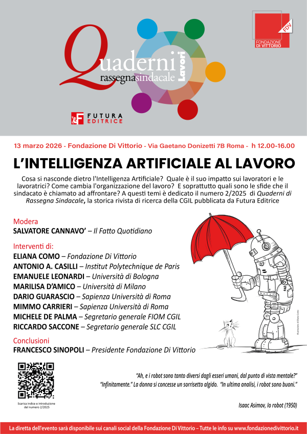 L’INTELLIGENZA ARTIFICIALE AL LAVORO