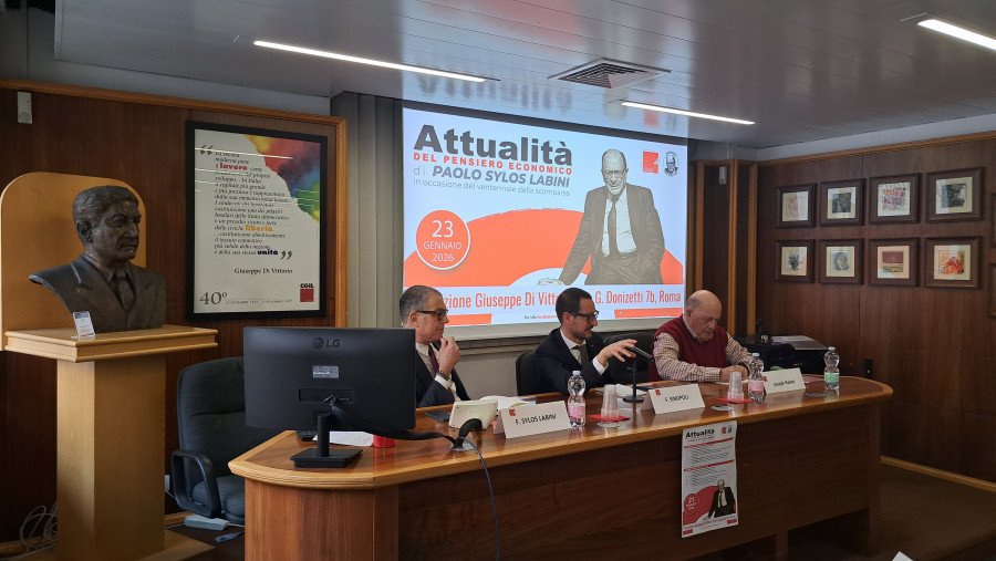 SEGUI LA DIRETTA DALLE 10:00 DELL' EVENTO - ATTUALITÀ DEL PENSIERO ECONOMICO DI PAOLO SYLOS LABINI