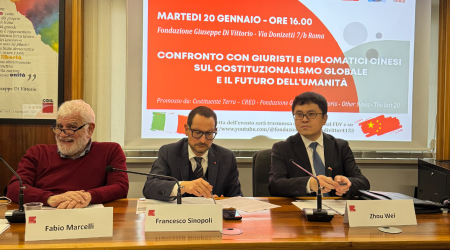 COSTITUZIONALISMO GLOBALE: A ROMA IL DIALOGO TRA ITALIA E CINA PER UN NUOVO MULTILATERALISMO