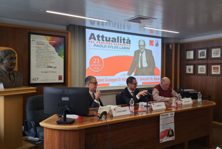 SEGUI LA DIRETTA DALLE 10:00 DELL' EVENTO - ATTUALITÀ DEL PENSIERO ECONOMICO DI PAOLO SYLOS LABINI