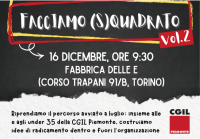 Corso di Formazione giovani CGIL Piemonte: Facciamo (S)quadrato