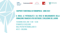Presentazione dei Rapporti Territoriali di Fondimpresa 2022, Bologna, 18 giugno 2024
